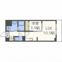 エグゼ今里の物件間取画像